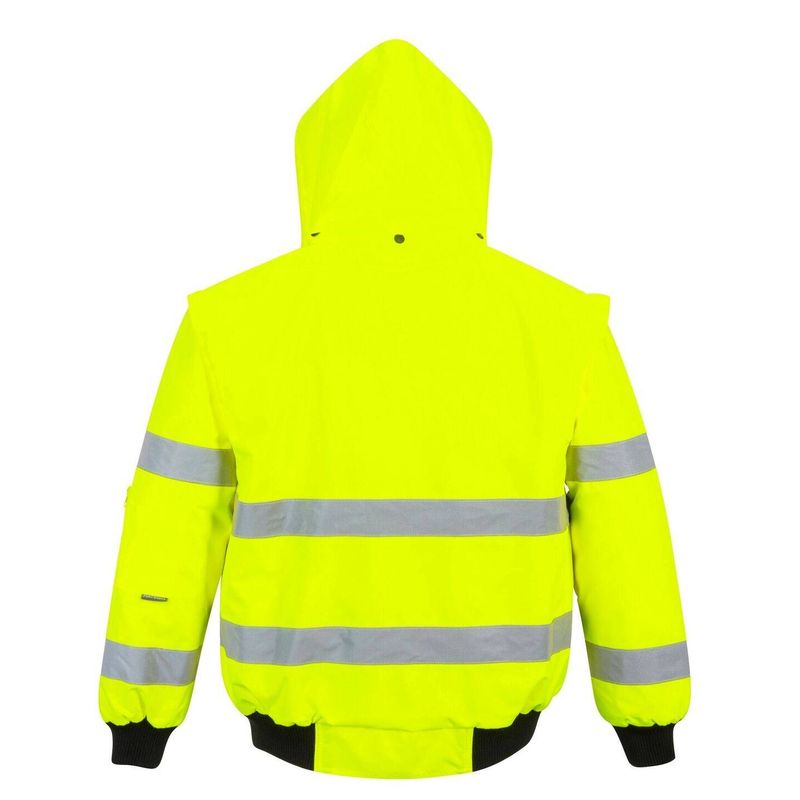 Casa si Gradina - Constructii - Echipamente de lucru - Imbracaminte protectia muncii - Jacheta de protectie 3 in 1 Hi-Vis Bomber Portwest- C467 XXL Galben - Infinity.ro