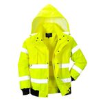 Casa si Gradina - Constructii - Echipamente de lucru - Imbracaminte protectia muncii - Jacheta de protectie 3 in 1 Hi-Vis Bomber Portwest- C467 XXL Galben - Infinity.ro