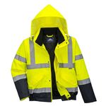 Casa si Gradina - Constructii - Echipamente de lucru - Imbracaminte protectia muncii - Jacheta Bomber de protectie HiVis Two Tone Portwest-S266 L Galben - Infinity.ro