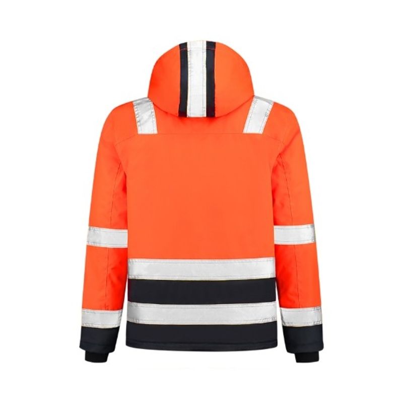 Casa si Gradina - Constructii - Echipamente de lucru - Imbracaminte protectia muncii - Jacheta de lucru unisex, Midi Parka High Vis Bicolor T51, Malfini L Portocaliu - Infinity.ro