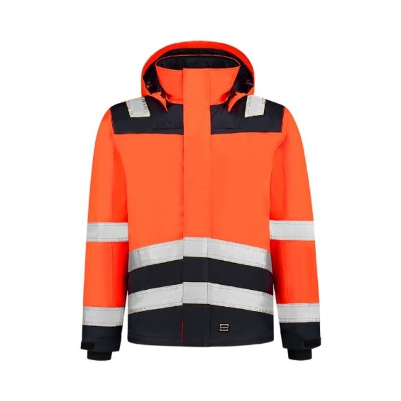 Casa si Gradina - Constructii - Echipamente de lucru - Imbracaminte protectia muncii - Jacheta de lucru unisex, Midi Parka High Vis Bicolor T51, Malfini L Portocaliu - Infinity.ro