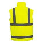 Casa si Gradina - Constructii - Echipamente de lucru - Imbracaminte protectia muncii - Jacheta de protectie 2 in 1 Softshell HiVis (3L) Portwest-S428 XXL Galben - Infinity.ro