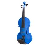 TV, Audio-Video si Foto - Instrumente muzicale - Instrumente clasice - Set vioara clasica si arcus 1/8 suplimentar, DEPOX®, marime 4/4, lemn, albastra, toc din material - Infinity.ro