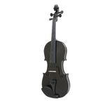 TV, Audio-Video si Foto - Instrumente muzicale - Instrumente clasice - Vioara clasica din lemn 3/4 si arcus 1/8 suplimentar, DEPOX®, toc inclus, negru - Infinity.ro