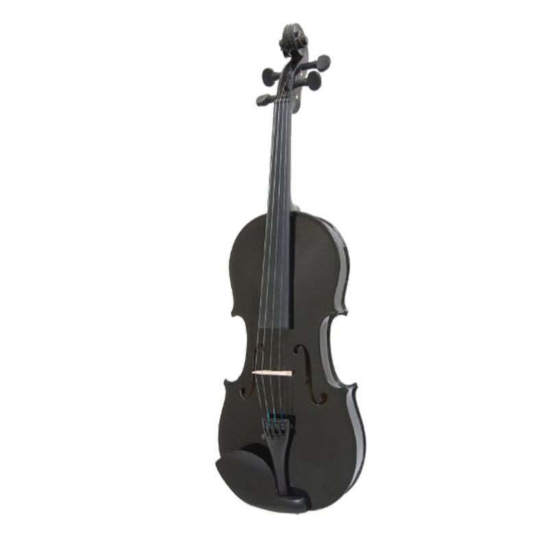 TV, Audio-Video si Foto - Instrumente muzicale - Instrumente clasice - Vioara clasica din lemn 3/4 si arcus 1/8 suplimentar, DEPOX®, toc inclus, negru - Infinity.ro