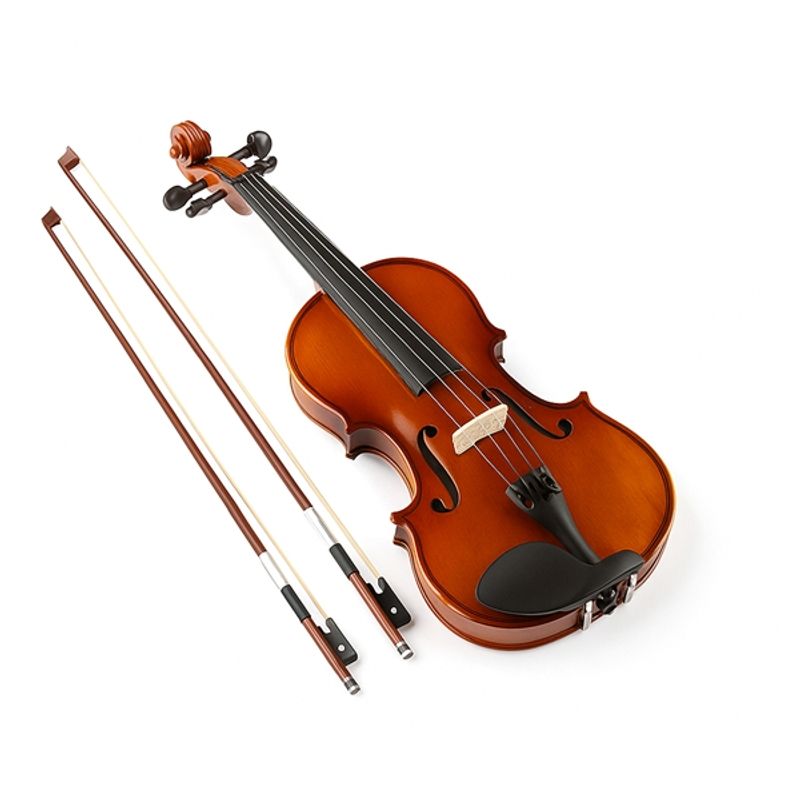 TV, Audio-Video si Foto - Instrumente muzicale - Instrumente clasice - Vioara clasica din lemn 1/2 si arcus 1/8 suplimentar, DEPOX®,  toc inclus - Infinity.ro