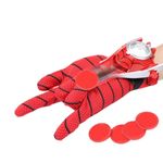 Jucarii, Copii si Bebe - Jucarii si jocuri - Jucarii de rol - Arme de jucarie - Manusa Spiderman cu lansator de discuri pentru copii, DEPOX®, rosu - Infinity.ro