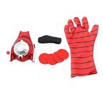 Jucarii, Copii si Bebe - Jucarii si jocuri - Jucarii de rol - Arme de jucarie - Manusa Spiderman cu lansator de discuri pentru copii, DEPOX®, rosu - Infinity.ro