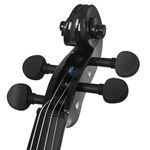 TV, Audio-Video si Foto - Instrumente muzicale - Instrumente clasice - Set vioara clasica din lemn pentru copii 1/8, doua seturi corzi si arcus 1/8, DEPOX®, 43 cm, finisaj lucios negru - Infinity.ro