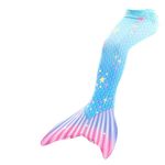 Jucarii, Copii si Bebe - Jucarii si jocuri - Jucarii de rol - Masti si costume copii - Coada de Sirena THK®, Stele de Mare/Albastru cristal cu bratara HandMade by Alessia Ioana - 150 cm - 11+ ani - Infinity.ro