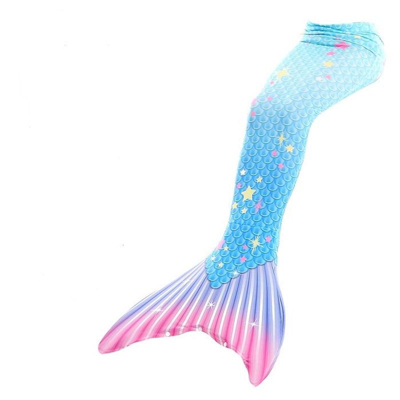 Jucarii, Copii si Bebe - Jucarii si jocuri - Jucarii de rol - Masti si costume copii - Coada de Sirena THK®, Stele de Mare/Albastru cristal cu bratara HandMade by Alessia Ioana - 150 cm - 11+ ani - Infinity.ro