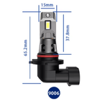 Auto si Moto - Electrice auto - Iluminare si semnalizare - Becuri auto - Set 2 becuri auto LED 9006 K7 model 3570 de 100W 10000 lumeni 6000k - Infinity.ro