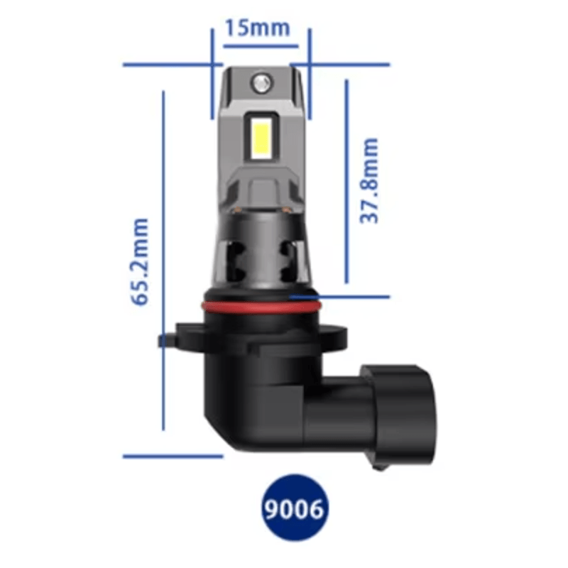 Auto si Moto - Electrice auto - Iluminare si semnalizare - Becuri auto - Set 2 becuri auto LED 9006 K7 model 3570 de 100W 10000 lumeni 6000k - Infinity.ro