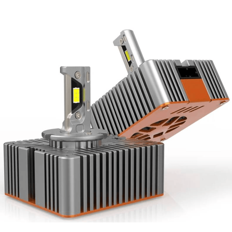 Auto si Moto - Electrice auto - Iluminare si semnalizare - Becuri auto - Set 2 becuri D5S led far auto xenon led 21000lm ORANGE - Infinity.ro