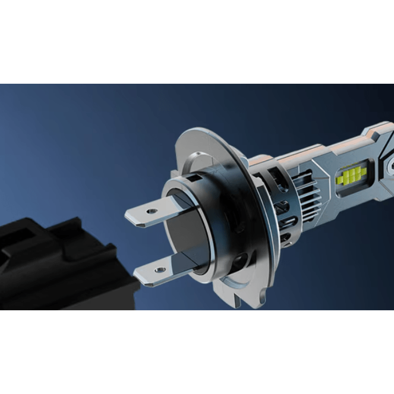 Auto si Moto - Electrice auto - Iluminare si semnalizare - Becuri auto - Set 2 becuri auto LED mini H1 K13 model 3570 de 150W 19000 lumeni 6000k - Infinity.ro