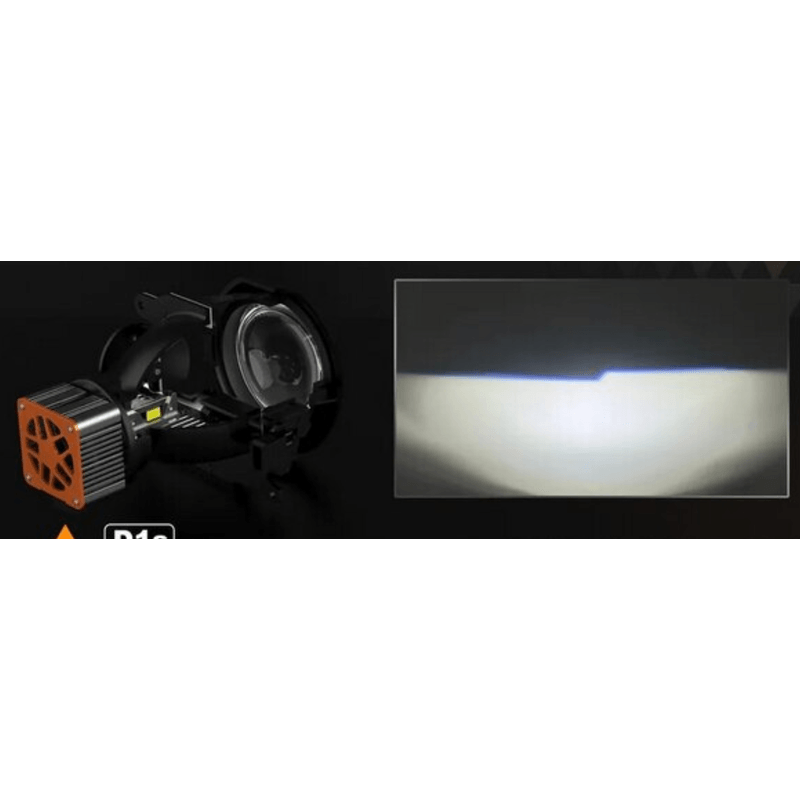Auto si Moto - Electrice auto - Iluminare si semnalizare - Kituri xenon - Set 2 becuri D1S led far auto xenon led 21000lm ORANGE - Infinity.ro