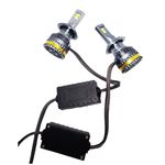 Auto si Moto - Electrice auto - Iluminare si semnalizare - Becuri auto - Set 2 becuri auto H7 LED A8, 100W, 15000 Lumeni, Lumina alba 6000k - Infinity.ro