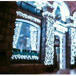 Casa si Gradina - Corpuri si surse de iluminat - Iluminat exterior - Instalatii luminoase exterior - Instalatie solara 1000 LED de 100 metri cu telecomanda pentru exterior ALB RECE HS - Infinity.ro