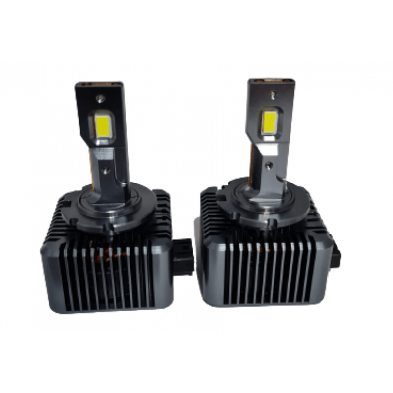 Auto si Moto - Electrice auto - Iluminare si semnalizare - Becuri auto - Set 2 Becuri auto LED D1S, 6500k, 110W/set, canbus Carcasa NEAGRA - Infinity.ro