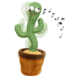 Jucarii, Copii si Bebe - Jucarii si jocuri - Jucarii de plus - CACTUS dansator si vorbitor cu LED-uri Colorate / Jucarie interactiva OF - Infinity.ro