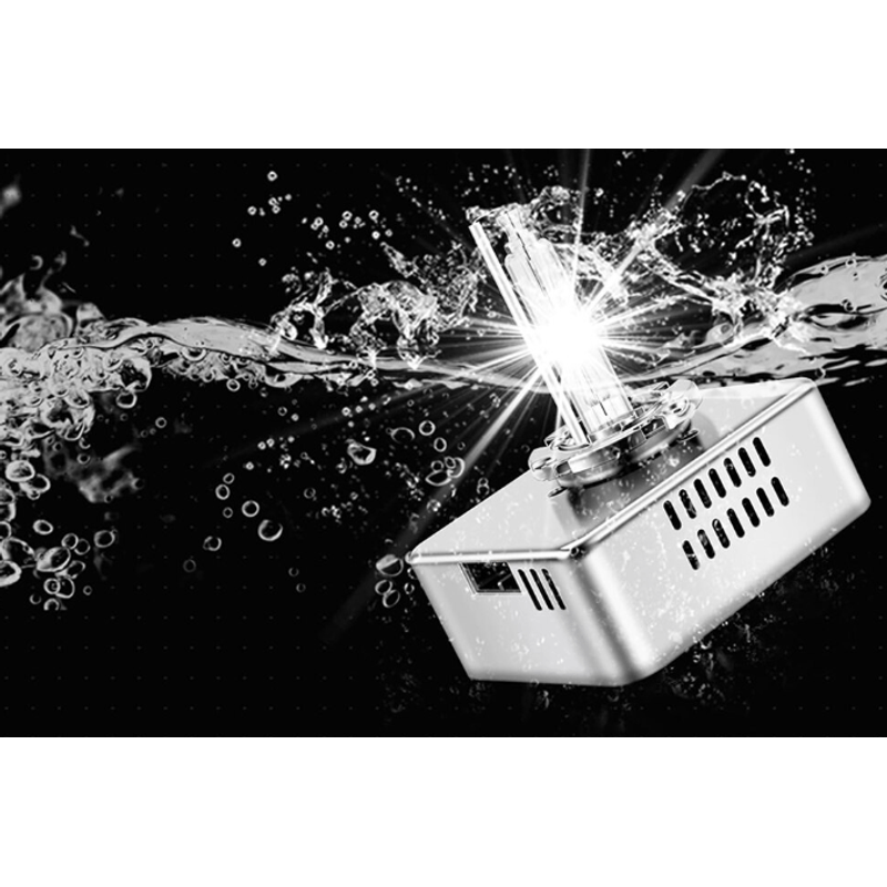 Auto si Moto - Electrice auto - Iluminare si semnalizare - Kituri xenon - Set 2 Becuri Xenon D5S putere 55W culoare 6000k +220% pentru Faruri Auto 9000 Lumeni - Infinity.ro