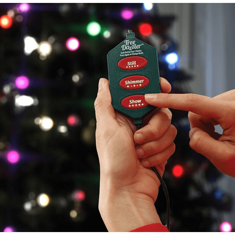 Casa si Gradina - Corpuri si surse de iluminat - Iluminat exterior - Instalatii luminoase exterior - Instalatie pentru brad Tree Dazzler, 48 x LED, telecomanda - Infinity.ro