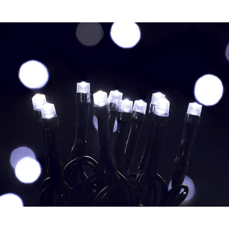 Casa si Gradina - Corpuri si surse de iluminat - Iluminat exterior - Instalatii luminoase exterior - Instalatie de Craciun tip Rola interior sau exterior rezistenta 50m 300LED ALB RECE - Infinity.ro