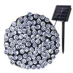 Casa si Gradina - Corpuri si surse de iluminat - Iluminat exterior - Instalatii luminoase exterior - Instalatie solara decorativa 450  LED lungime 45 metri 1500 12 ALB RECE - Infinity.ro