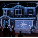 Casa si Gradina - Corpuri si surse de iluminat - Iluminat exterior - Instalatii luminoase exterior - Instalatie solara decorativa 450  LED lungime 45 metri 1500 12 ALB RECE - Infinity.ro