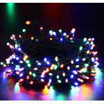 Casa si Gradina - Corpuri si surse de iluminat - Iluminat exterior - Instalatii luminoase exterior - Instalatie Solara 10 Metri cu 100 LED liniara MULTICOLORA HS - Infinity.ro