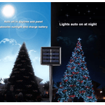 Casa si Gradina - Corpuri si surse de iluminat - Iluminat exterior - Instalatii luminoase exterior - Instalatie Solara 10 Metri cu 100 LED liniara MULTICOLORA HS - Infinity.ro