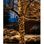 Casa si Gradina - Corpuri si surse de iluminat - Iluminat exterior - Instalatii luminoase exterior - Instalatie de Craciun tip Rola interior sau exterior rezistenta 50m 300LED ALB CALD - Infinity.ro