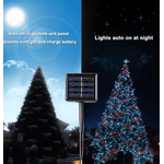 Casa si Gradina - Corpuri si surse de iluminat - Iluminat exterior - Instalatii luminoase exterior - Instalatie solara decorativa lungime 30 metri cu 300 LED MULTICOLOR - Infinity.ro