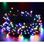 Casa si Gradina - Corpuri si surse de iluminat - Iluminat exterior - Instalatii luminoase exterior - Instalatie solara decorativa lungime 30 metri cu 300 LED MULTICOLOR - Infinity.ro