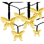 Casa si Gradina - Corpuri si surse de iluminat - Iluminat exterior - Instalatii luminoase exterior - Instalatie 1500-11 Solara 50 LED - FLUTURI Crystal ALB CALD 5m - Infinity.ro