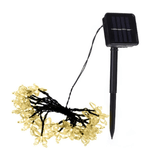 Casa si Gradina - Corpuri si surse de iluminat - Iluminat exterior - Instalatii luminoase exterior - Instalatie 1500-11 Solara 50 LED - FLUTURI Crystal ALB CALD 5m - Infinity.ro