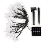 Casa si Gradina - Corpuri si surse de iluminat - Iluminat exterior - Instalatii luminoase exterior - Instalatie 1500-11 Solara 50 LED - FLUTURI Crystal ALB CALD 5m - Infinity.ro