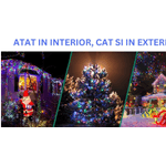 Casa si Gradina - Corpuri si surse de iluminat - Iluminat exterior - Instalatii luminoase exterior - Instalatie multicolora 50m tip rola cu 240 LED 8 efecte de iluminare - Infinity.ro