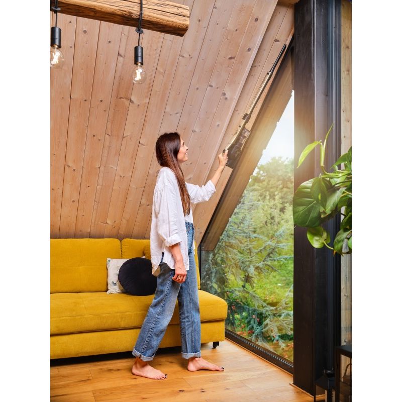 Electronice si Electrocasnice - Ingrijirea locuintei - Aspiratoare - Aspirator vertical ETA Gold Power 1212 90000, motor BLDC 250 W, Li-Ion 21,6 V/ 2500 mAh, recipient praf 0.4 litri - Infinity.ro