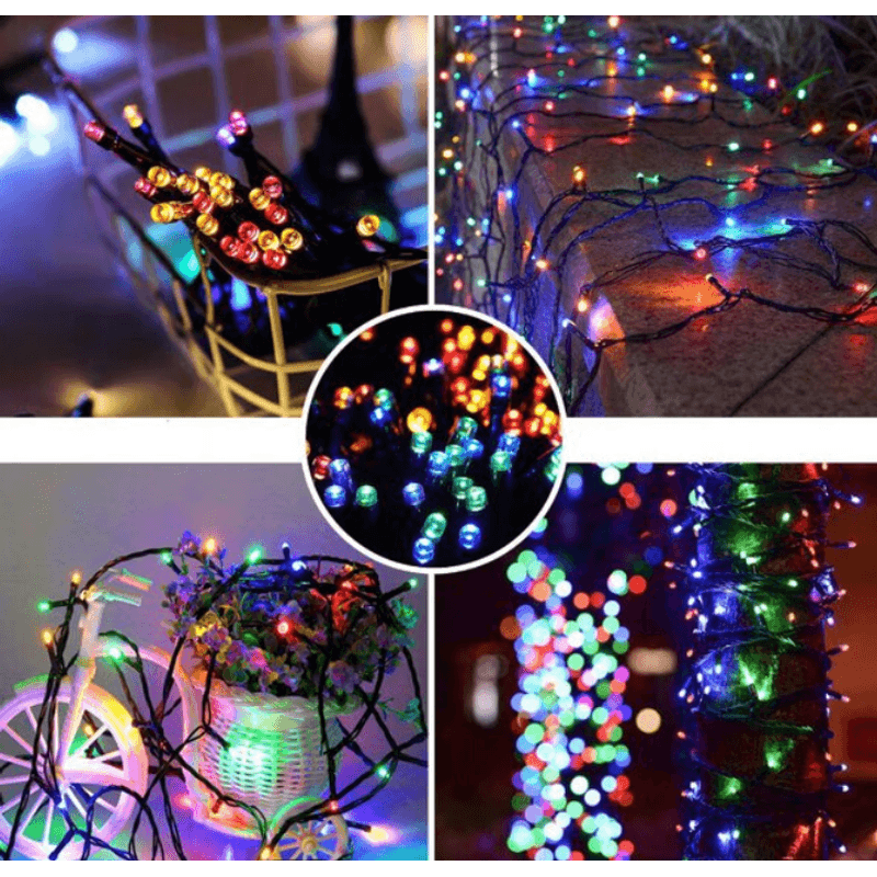 Casa si Gradina - Corpuri si surse de iluminat - Iluminat exterior - Instalatii luminoase exterior - Instalatie de Craciun tip Rola interior sau exterior rezistenta 50m 300LED MULTICOLOR - Infinity.ro