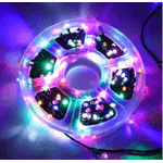 Casa si Gradina - Corpuri si surse de iluminat - Iluminat exterior - Instalatii luminoase exterior - Instalatie de Craciun tip Rola interior sau exterior rezistenta 50m 300LED MULTICOLOR - Infinity.ro