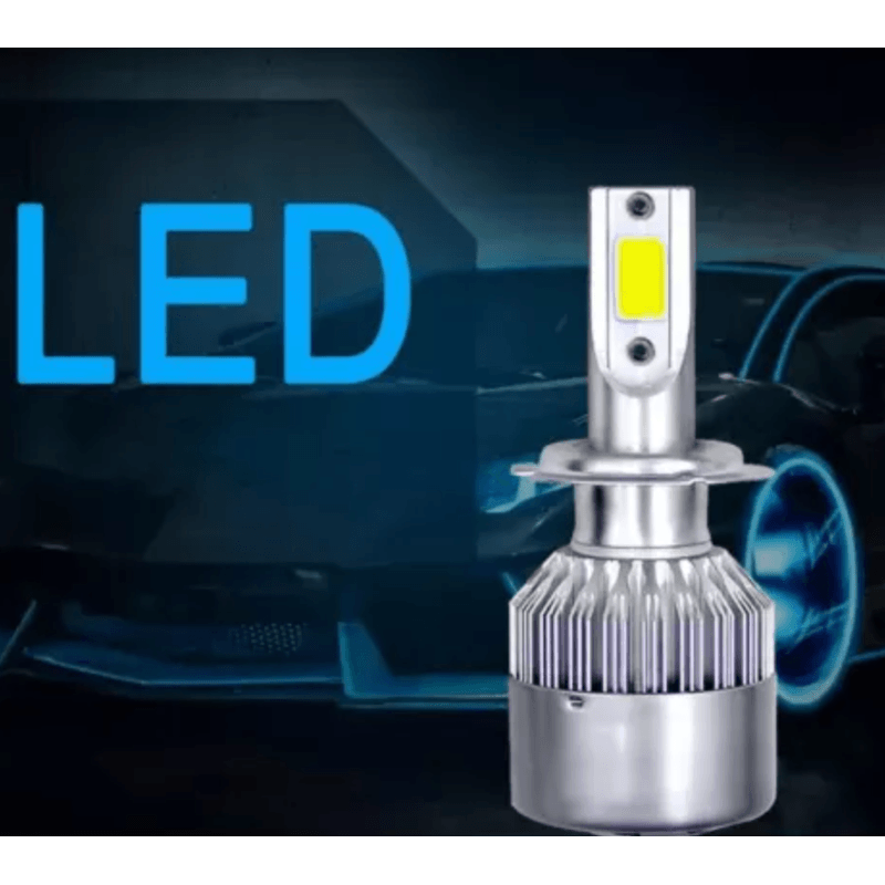 Auto si Moto - Electrice auto - Iluminare si semnalizare - Becuri auto - Set 2 becuri auto C6 H3 6000K 36W/bec 8000lm 60LED - Infinity.ro