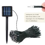 Casa si Gradina - Corpuri si surse de iluminat - Iluminat exterior - Instalatii luminoase exterior - Instalatie Solara 300 LED SL300C MULTICOLOR lungime 33M - Infinity.ro