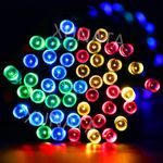 Casa si Gradina - Corpuri si surse de iluminat - Iluminat exterior - Instalatii luminoase exterior - Instalatie Solara 300 LED SL300C MULTICOLOR lungime 33M - Infinity.ro