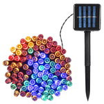 Casa si Gradina - Corpuri si surse de iluminat - Iluminat exterior - Instalatii luminoase exterior - Instalatie Solara 300 LED SL300C MULTICOLOR lungime 33M - Infinity.ro