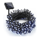 Casa si Gradina - Corpuri si surse de iluminat - Iluminat exterior - Instalatii luminoase exterior - Instalatie Solara 1500-4 ALB RECE cu 300 LED lungime 30 Metri telecomanda - Infinity.ro