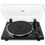 TV, Audio-Video si Foto - Audio Hi-Fi - Pick-Up - Pick-up Hi-Fi cu ac JVC AL-E534B, Bluetooth, 2 viteze (33 si 45 rpm), platan aluminiu, iesire RCA, negru - Infinity.ro