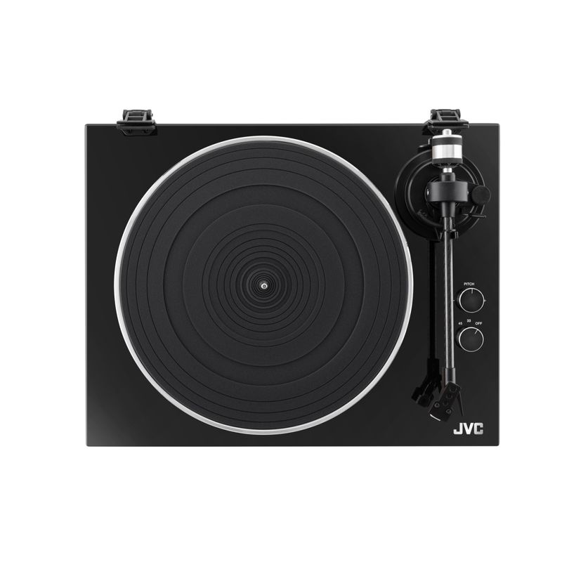 TV, Audio-Video si Foto - Audio Hi-Fi - Pick-Up - Pick-up Hi-Fi cu ac JVC AL-E534B, Bluetooth, 2 viteze (33 si 45 rpm), platan aluminiu, iesire RCA, negru - Infinity.ro