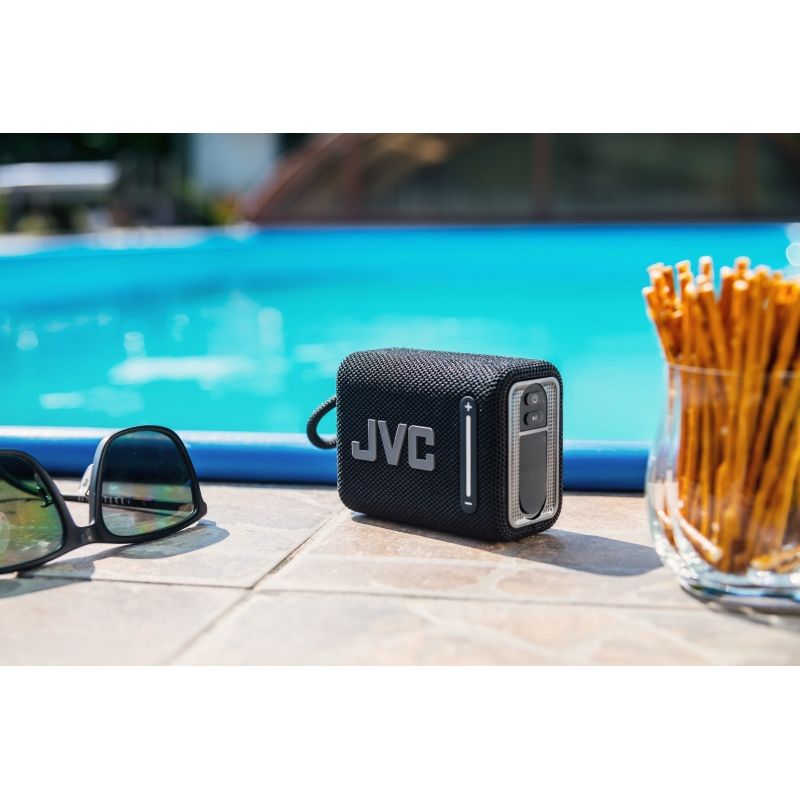 TV, Audio-Video si Foto - Portabile audio - Boxe portabile - Boxa portabila JVC XS-E114B, radio FM, Bluetooth, IPX6, Litiu-ion 3,7 V / 2000 mAh, negru - Infinity.ro