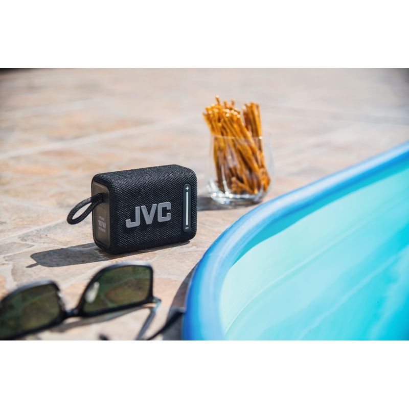 TV, Audio-Video si Foto - Portabile audio - Boxe portabile - Boxa portabila JVC XS-E114B, radio FM, Bluetooth, IPX6, Litiu-ion 3,7 V / 2000 mAh, negru - Infinity.ro